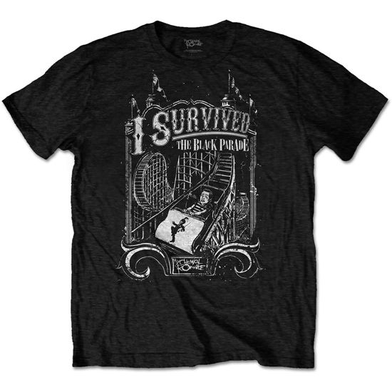My Chemical Romance Unisex T-Shirt: I Survived - My Chemical Romance - Koopwaar -  - 5056368631306 - 