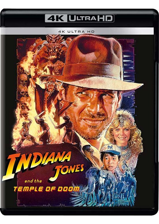 Cover for Indiana Jones and the Temple of Doom Uhd · Indiana Jones And The Temple Of Doom (Blu-ray) (2023)