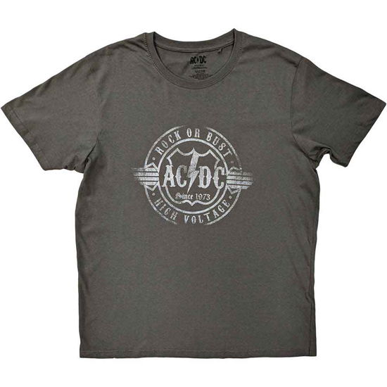 Cover for AC/DC · AC/DC Unisex T-Shirt: Rock or Bust (Charcoal Grey) (T-shirt) [size XXL] (2023)