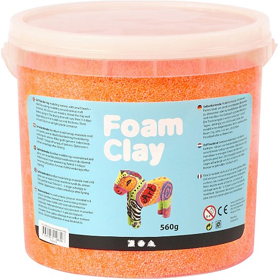 Cover for Foam Clay · Foam Clay - Neon Oranje 560gr. (Leketøy)