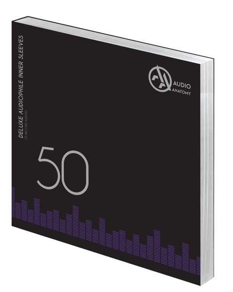 50 x 12" Deluxe Audiophile Antistatic Inner Sleeves (White) - Audio Anatomy - Música - Audio Anatomy - 5906660083306 - 21 de outubro de 2017