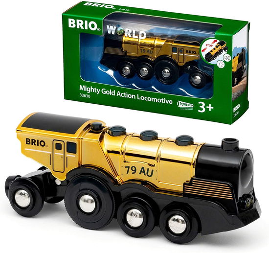 Brio - Mighty Gold Action Locomotive 33630 - Brio - Gadżety - Brio - 7312350336306 - 13 grudnia 2022