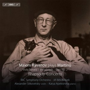 Cover for B. Martinu · Maxim Rysanov Plays Martinu (CD) (2015)