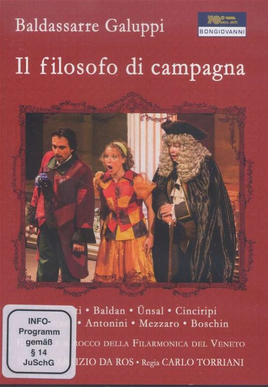 Il Filosofo Di Campagna - Galuppi / Zanetti / Ensemble Barocco Della - Film - BON - 8007068200306 - 13 november 2015