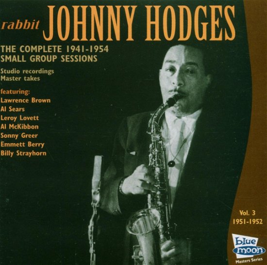 Cover for Johnny Hodges · 1952 Vol.3 Compl.Small (CD) (2019)