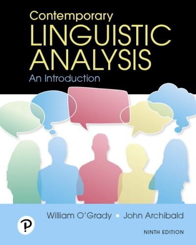 Cover for William O'Grady · Contemporary Linguistic Analysis: An Introduction (Paperback Book) (2020)