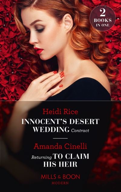 Cover for Heidi Rice · Innocent's Desert Wedding Contract / Returning To Claim His Heir: Innocent's Desert Wedding Contract / Returning to Claim His Heir (Paperback Bog) (2021)