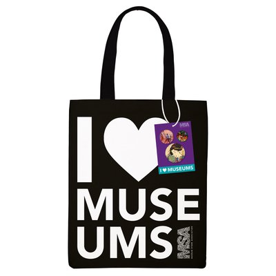 Cover for Galison Mudpuppy · I Heart Museums Tote Bag (MERCH) (2018)