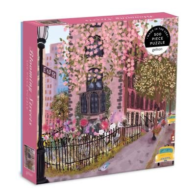 Blooming Streets 500 Piece Puzzle - Galison - Brætspil - Galison - 9780735369306 - 5. august 2021