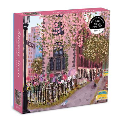 Blooming Streets 500 Piece Puzzle - Galison - Lautapelit - Galison - 9780735369306 - torstai 5. elokuuta 2021