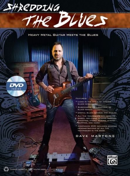 Cover for Dave Martone · Shredding the Blues - Book &amp; DVD (Paperback Book) (2012)