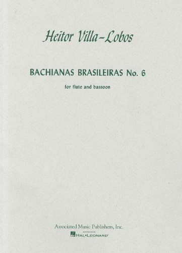 Bachianas Brasileiras No. 6 - Heitor Villa-lobos - Libros - Associated Music Publishers, Inc. - 9780793552306 - 1 de noviembre de 1986