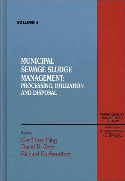 Cover for Paul Bishop · Municipal Sewage Sludge (Hardcover Book) (1995)