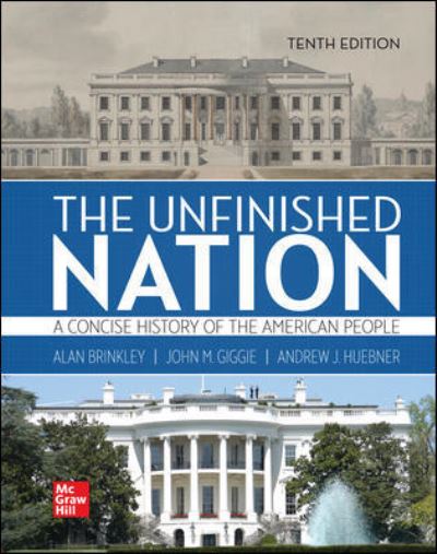 Cover for Alan Brinkley · The Unfinished Nation: A Concise History of the American People Volume 2 (Hardcover Book) (2021)