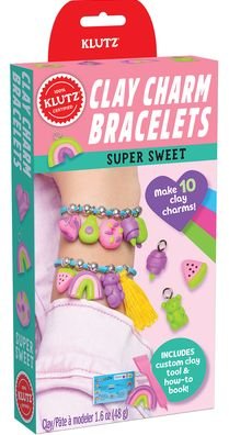 Clay Charm Bracelets: Super Sweet - Klutz - Editors of Klutz - Livros - Scholastic US - 9781338646306 - 4 de agosto de 2020
