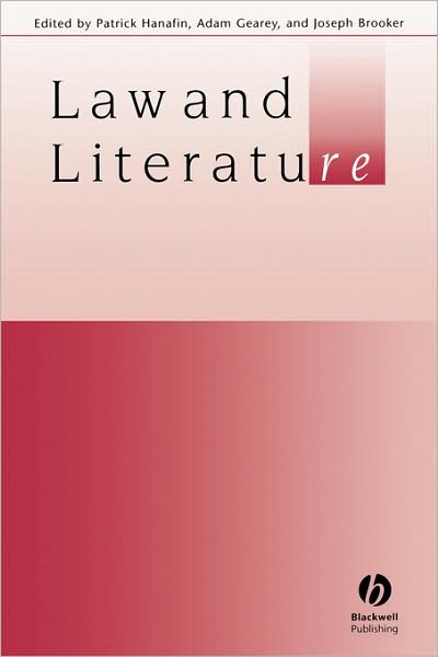 Cover for P Hanafin · Law and Literature - Journal of Law and Society Special Issues (Paperback Book) (2004)