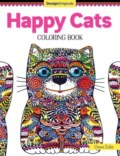 Happy Cats Coloring Book - Oxana Zaika - Kirjat - Design Originals - 9781497202306 - tiistai 6. joulukuuta 2016
