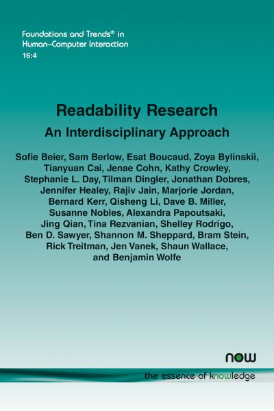 Readability Research - Sofie Beier - Books - Now Publishers - 9781638281306 - December 12, 2022