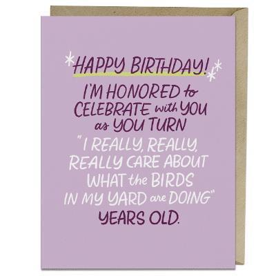 Cover for Em &amp; Friends · 6-Pack Em &amp; Friends Care About Birds Years Old Birthday Cards (Flashcards) (2023)