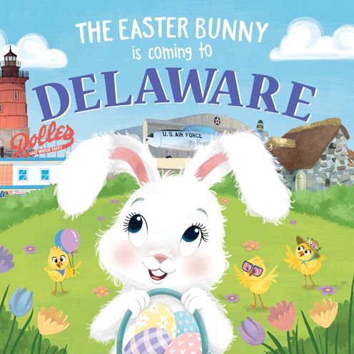 Cover for Eric James · The Easter Bunny is Coming to Delaware (Hardcover Book) (2020)