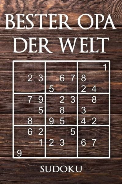 Cover for Geschenk Print Media · Bester Opa Der Welt - Sudoku (Pocketbok) (2019)