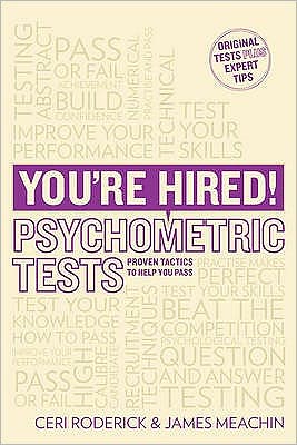 Cover for Ceri Roderick · You're Hired! Psychometric Tests: Proven Tactics to Help You Pass - You're Hired! (Paperback Book) (2010)