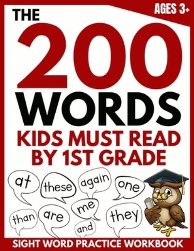 Cover for Brighter Child Company · The 200 Words Kids Must Read by 1st Grade (Paperback Book) (2019)