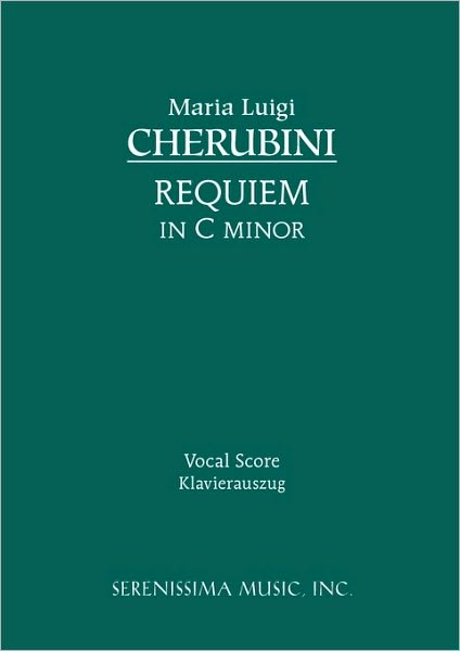 Cover for Luigi Cherubini · Requiem in C Minor: Vocal Score (Paperback Book) [Latin edition] (2010)