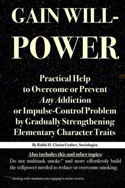 Cover for H Chaim Gruber · Gain Willpower (Paperback Book) (2017)