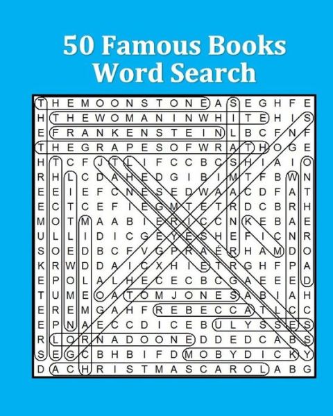 Cover for Joe Jacobs · 50 Famous Books Word Search (Paperback Book) (2017)