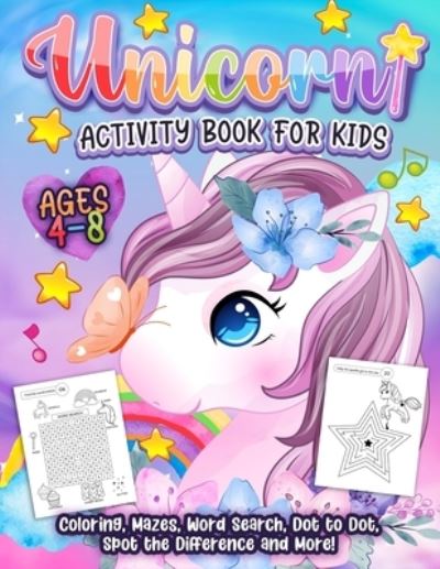 Cover for Harper Hall · Unicorn Activity Book (Paperback Book) (2019)