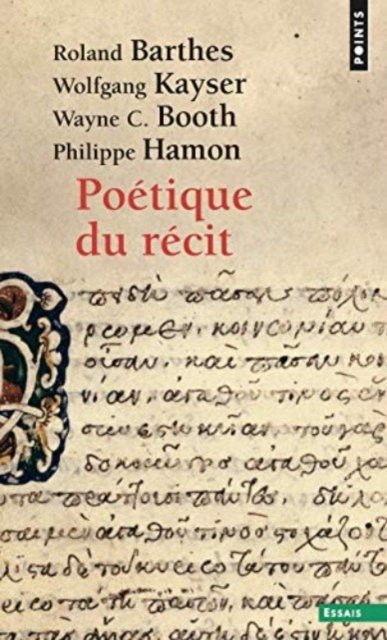 Cover for Roland Barthes · Poetique du recit (Pocketbok) (1977)