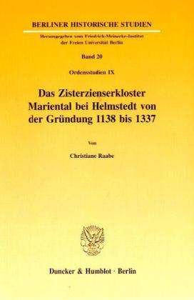 Cover for Raabe · Das Zisterzienserkloster Marienta (Bok) (1996)