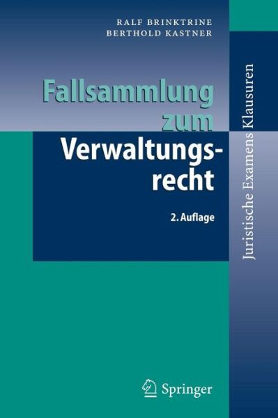 Cover for Ralf Brinktrine · Fallsammlung Zum Verwaltungsrecht (Paperback Book) [2. Aufl. edition] (2005)