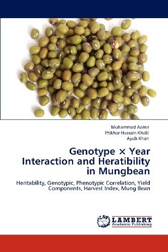 Cover for Ayub Khan · Genotype × Year Interaction and Heratibility in Mungbean: Heritability, Genotypic,  Phenotypic Correlation, Yield Components, Harvest Index, Mung Bean (Pocketbok) (2012)