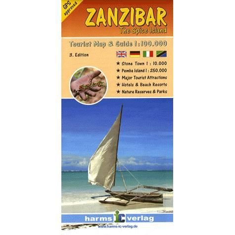 Cover for Collectif · Zanzibar - The Spice Island, Tourist Map &amp; Guide (Kort) (2011)