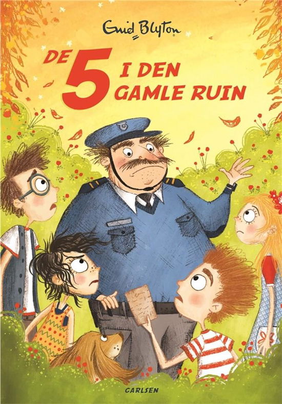 Cover for Enid Blyton · De 5: De 5 (10) - De 5 i den gamle ruin (Sewn Spine Book) [1th edição] (2019)