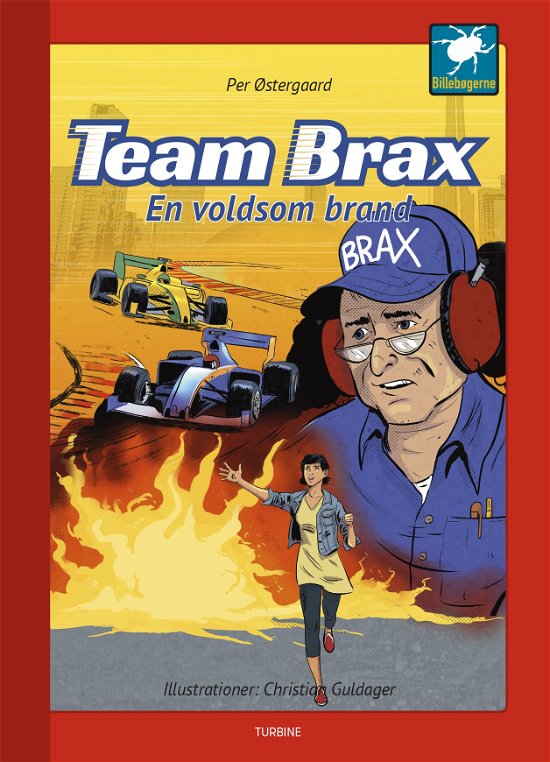 Cover for Per Østergaard · Billebøgerne: Team Brax - En voldsom brand (Hardcover Book) [1st edition] (2019)