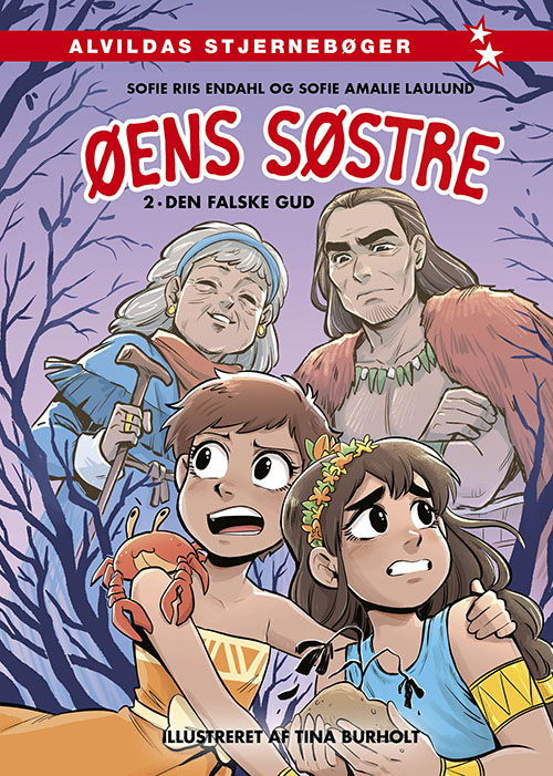 Cover for Sofie Amalie Laulund Sofie Riis Endahl · Øens søstre: Øens søstre 2: Den falske gud (Bound Book) [1st edition] (2024)