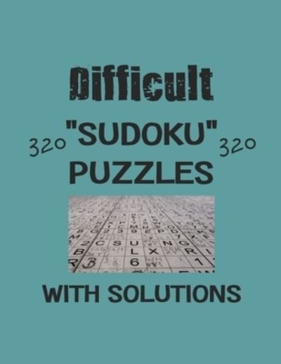 Cover for Depace' · Difficult 320 Sudoku Puzzles with solutions (Pocketbok) (2021)