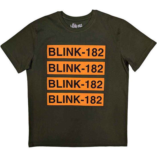 Cover for Blink-182 · Blink-182 Unisex T-Shirt: Log Repeat (T-shirt)