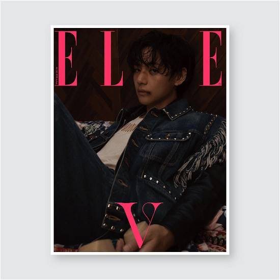 Cover for V (BTS) · ELLE MAGAZINE APRIL 2023 (Blad) [A edition] (2023)