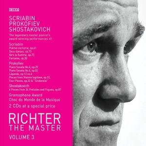 Richter: the Master 3 - Richter / Prokofiev / Scriabin / Shostakovich - Musiikki - Classical - 0028947581307 - tiistai 8. toukokuuta 2007