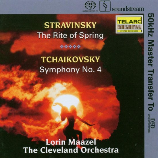 Cover for Igor Stravinsky · Rite of Spring / Symphony No. 4 (Maazel) [sacd/cd Hybrid] (CD) (2008)
