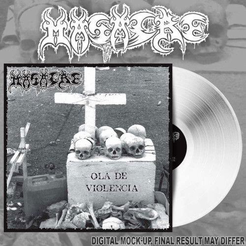 Cover for Masacre · Ola De Violencia (White Vinyl LP) (LP) (2025)