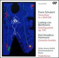 Hartmann - Schubert / Streicherakademie Bozen / Bernius - Music - Carus - 0409350832307 - December 9, 2008