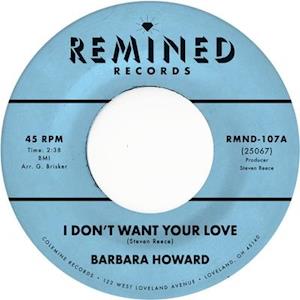 Cover for Barbara Howard · I Don't Want Your Love (7&quot;) (2019)