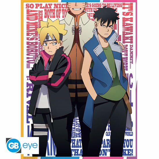 Cover for Kleines Poster · BORUTO - Poster Boruto &amp; Kawaki (52x38) (Toys) (2019)