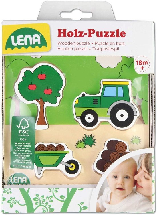 Cover for Lena: Puzzle In Legno · Trattore (MERCH)