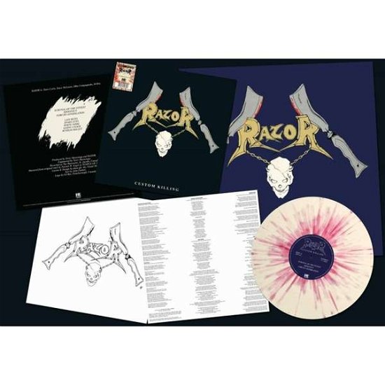 Cover for Razor · Custom Killing (Splatter Vinyl) (LP) (2021)